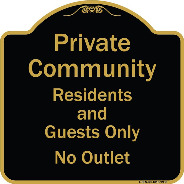 Designer Series-Private Community Residents And Guests Only No Outlet, 18" H, BG-1818-9933